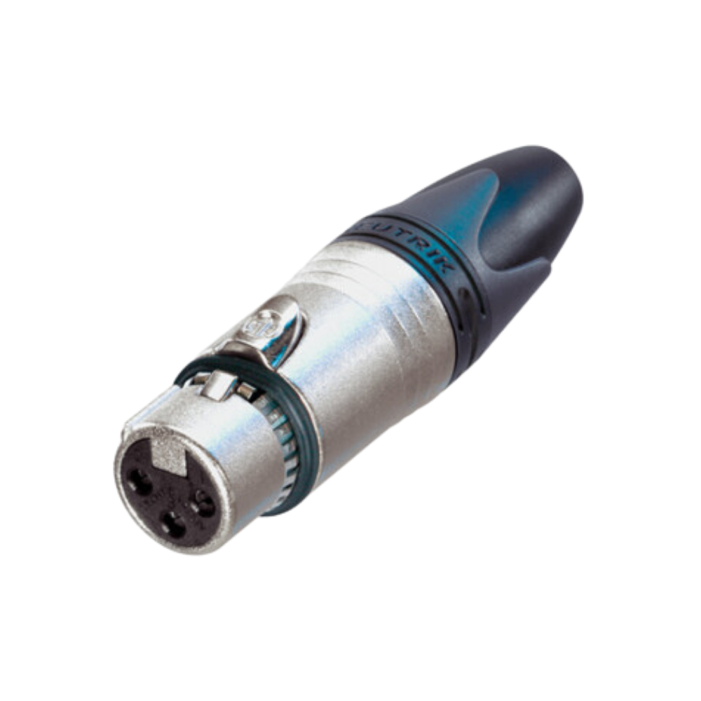 Neutrik NC3FXX-EMC 3-Pin Female EMC XLR Cable Connector