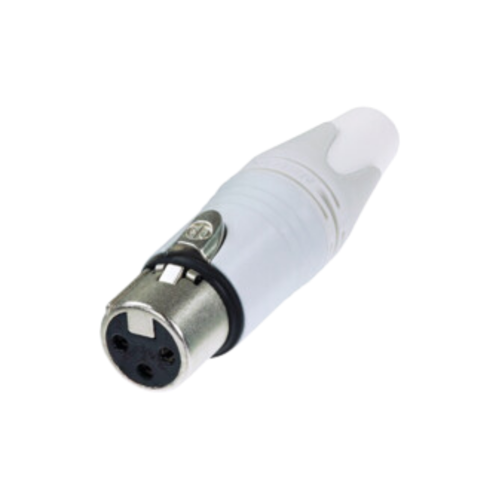 Neutrik NC3FXX-WT 3-Pin Female XLR Cable Connector