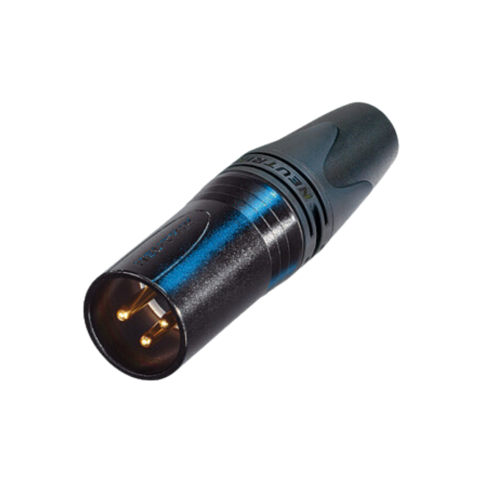 Neutrik NC3MXX-14-B-D 3-Pin Male XLR Cable Connector