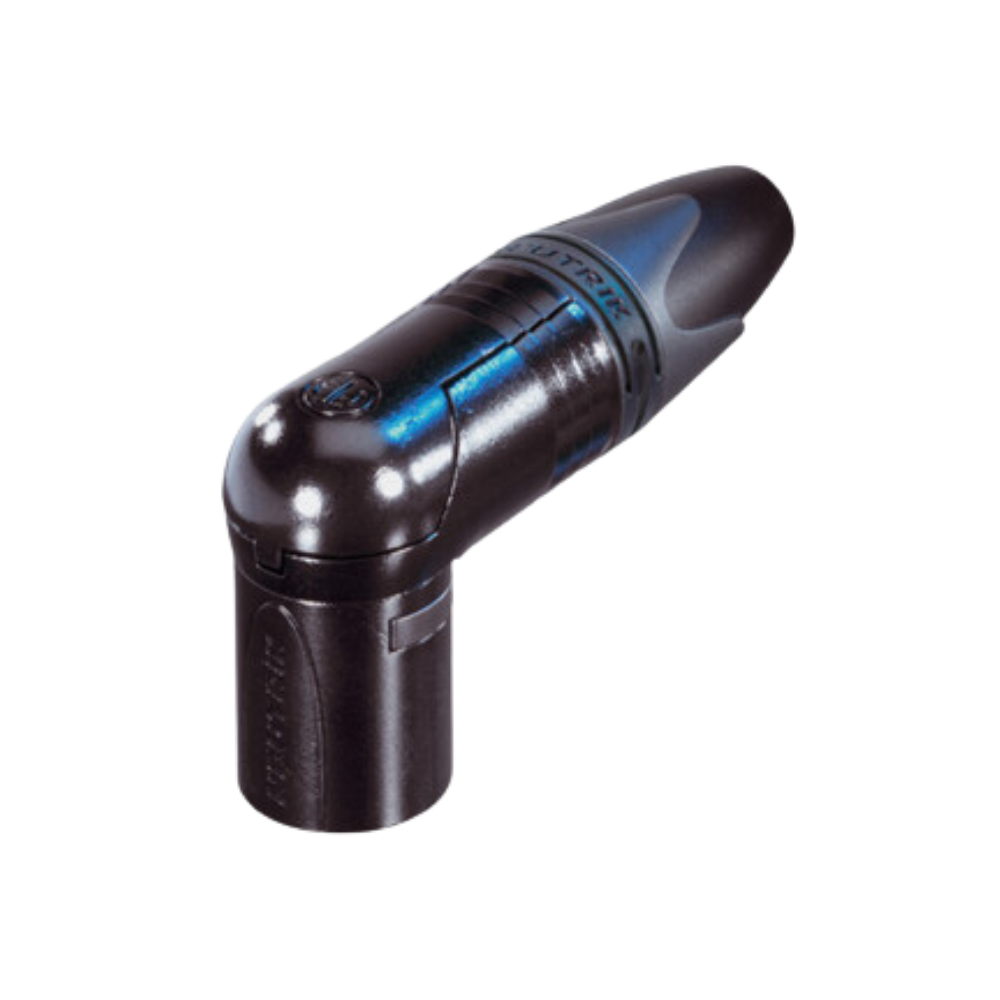 Neutrik NC3MRX-B Right-Angle 3-Pin Male XLR Cable Connector