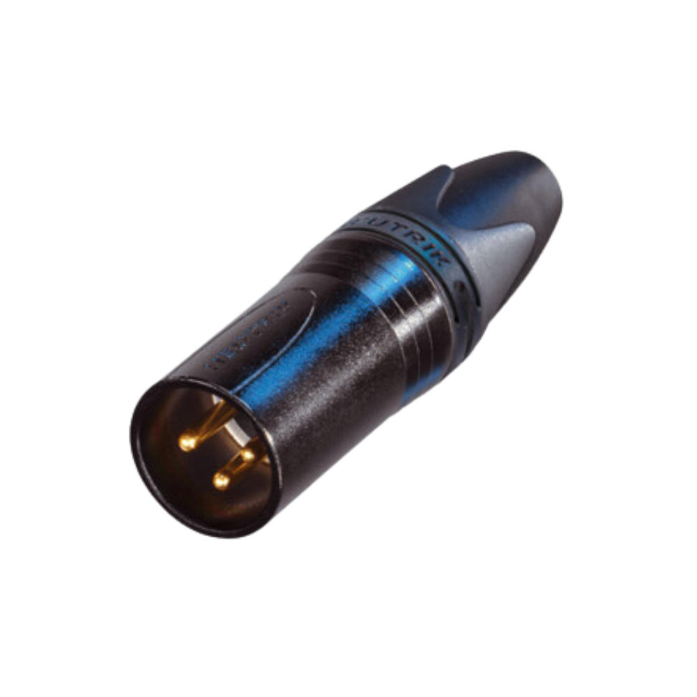 Neutrik NC3MXX-B 3-Pin Male XLR Cable Connector
