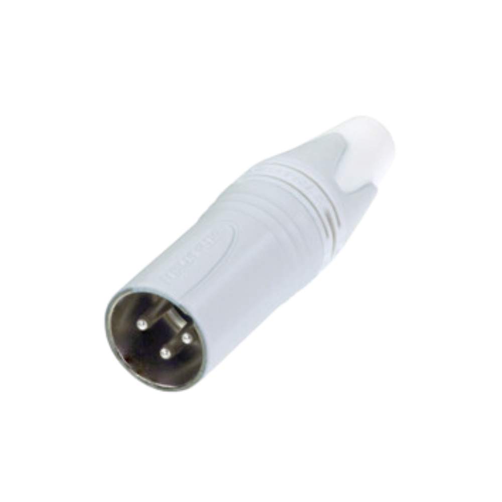 Neutrik NC3MXX-WT 3-Pin Male XLR Cable Connector