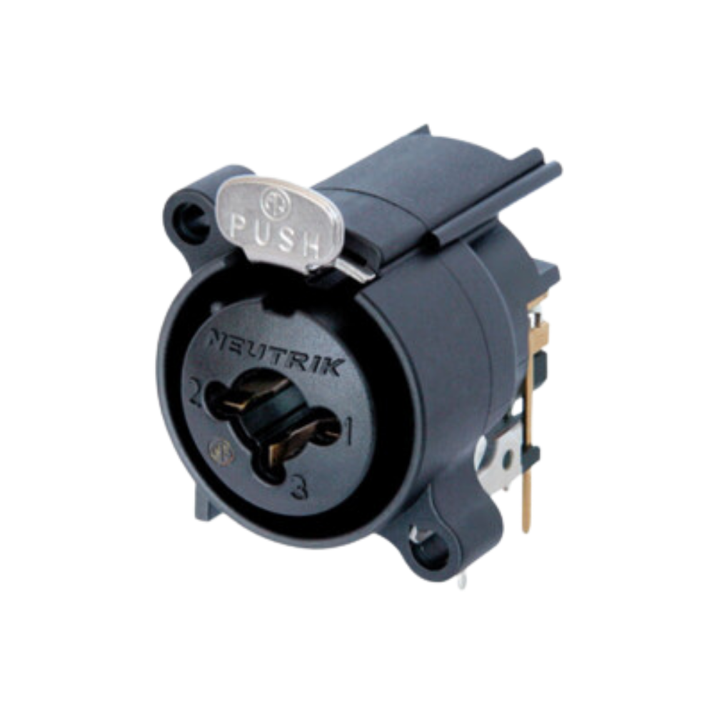 Neutrik NCJ6FA-H Combo XLR Female and TRS 1/4 Inch PCB Mount Connector