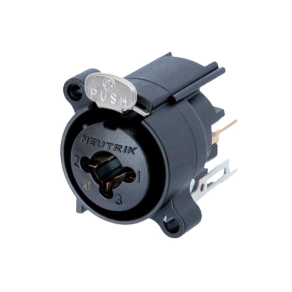 Neutrik NCJ6FA-V Combo XLR Female and TRS 1/4 Inch PCB Mount Connector