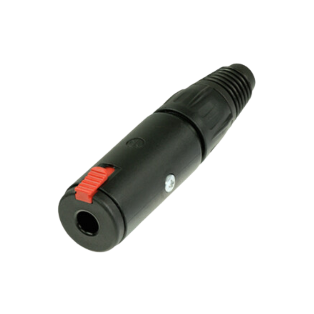 Neutrik NJ3FC6-BAG 3-Pole Locking 1/4 Inch Professional Audio Cable Jack