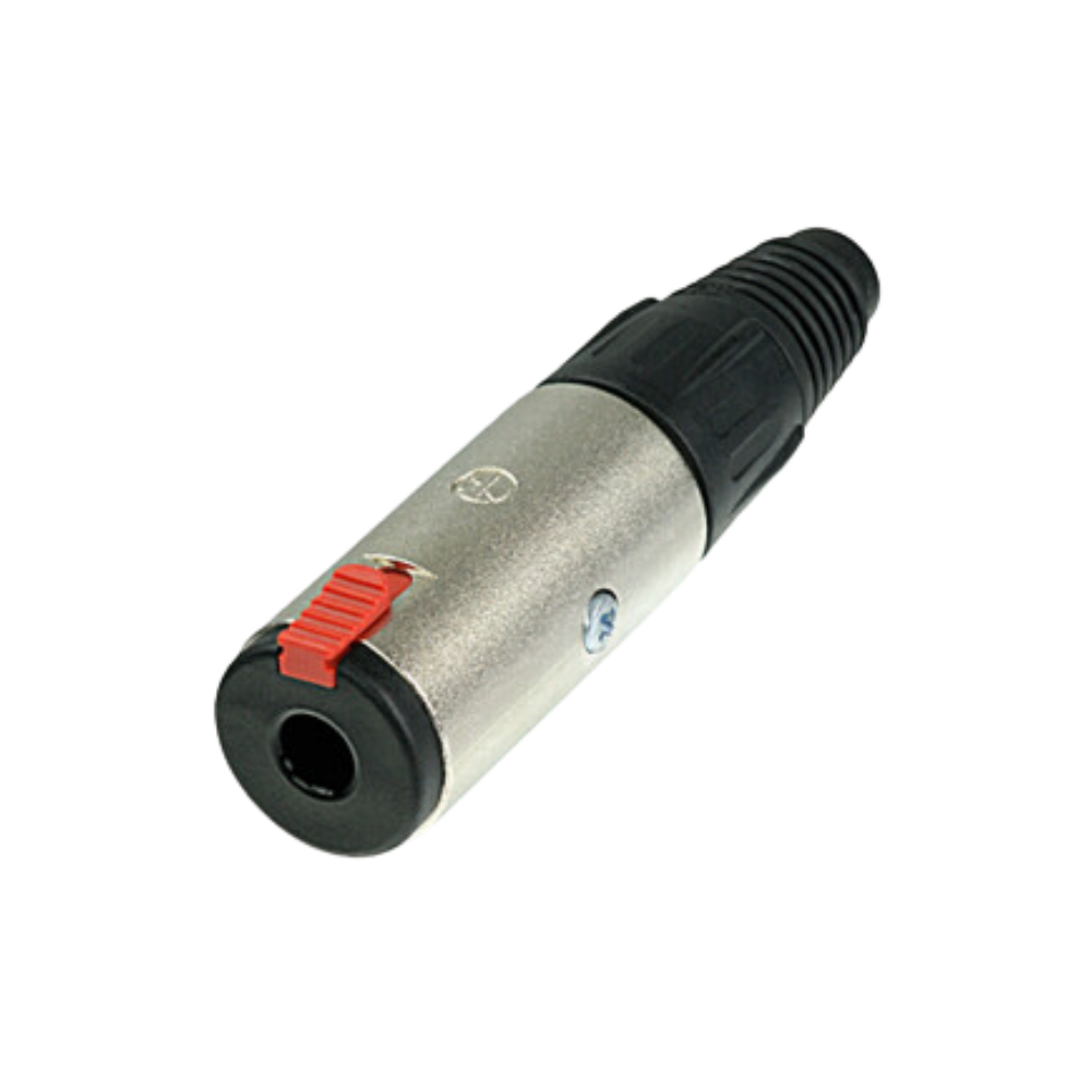 Neutrik NJ3FC6 3-Pole Locking 1/4 Inch Professional Audio Cable Jack