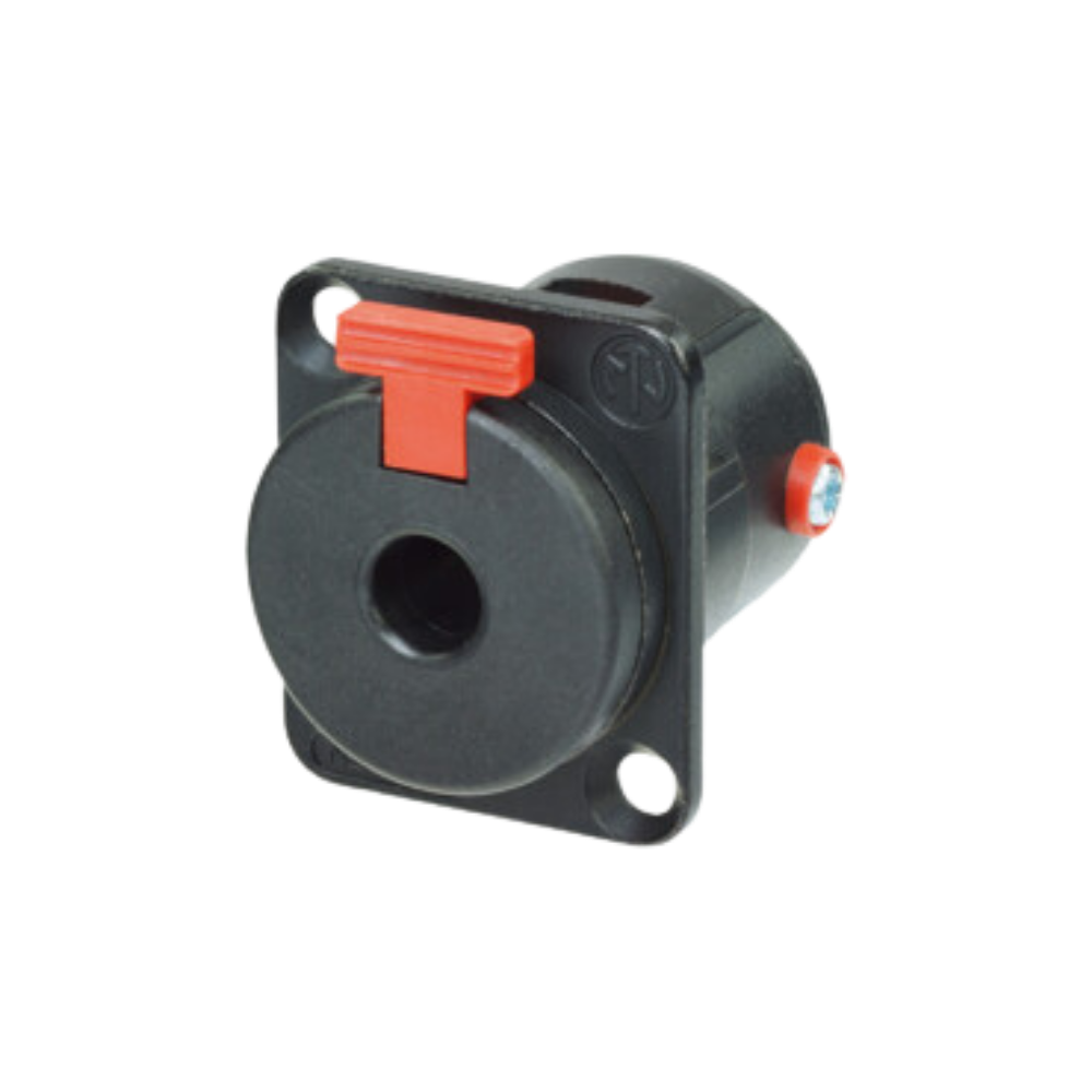 Neutrik NJ3FP6C-B 3-Pole Locking 1/4 Inch Professional Audio Jack