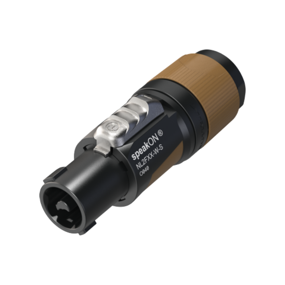Neutrik NL2FXX-W-S 2 Pole speakON Cable Connector for 6–12mm Cable
