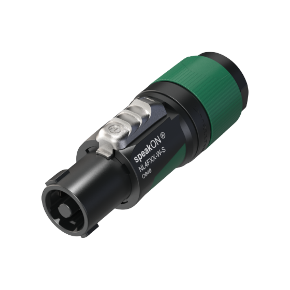 Neutrik NL4FXX-W-S 4 Pole speakON Cable Connector for 6–12mm Cable