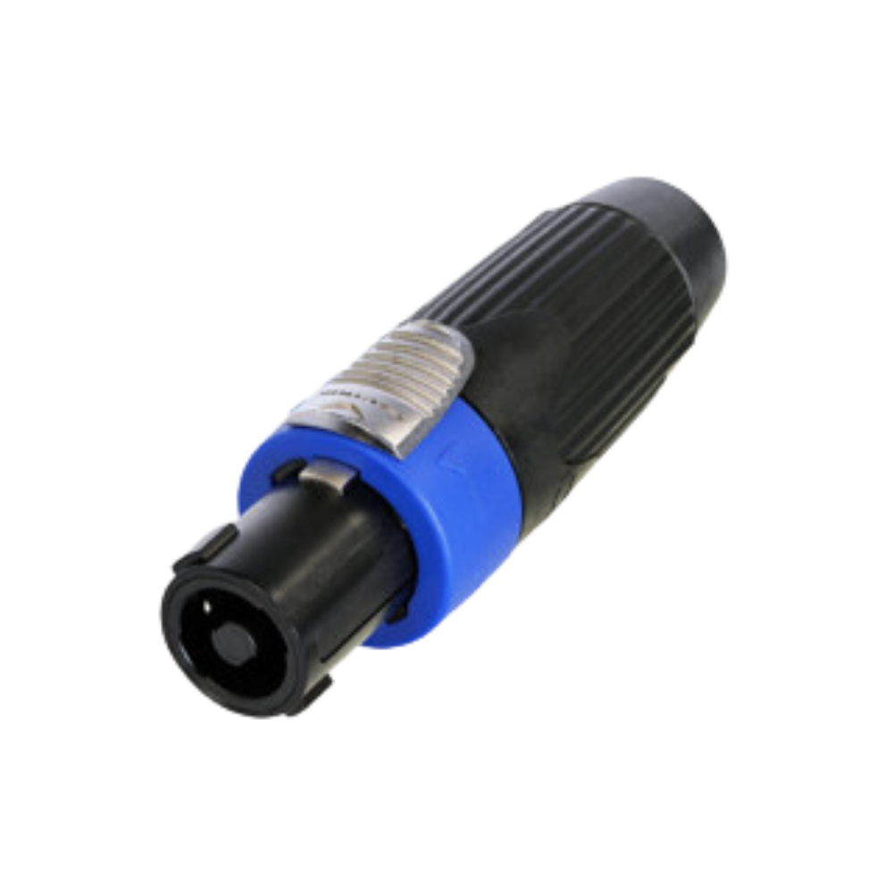 Neutrik NLT4FXX-BAG STXX 4 Pole Black Metal speakON Cable Connector