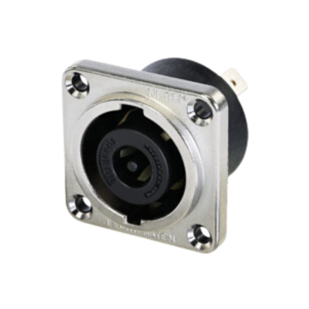 Neutrik NLT8MPXX 8 Pole Metal speakON Male Chassis Connector
