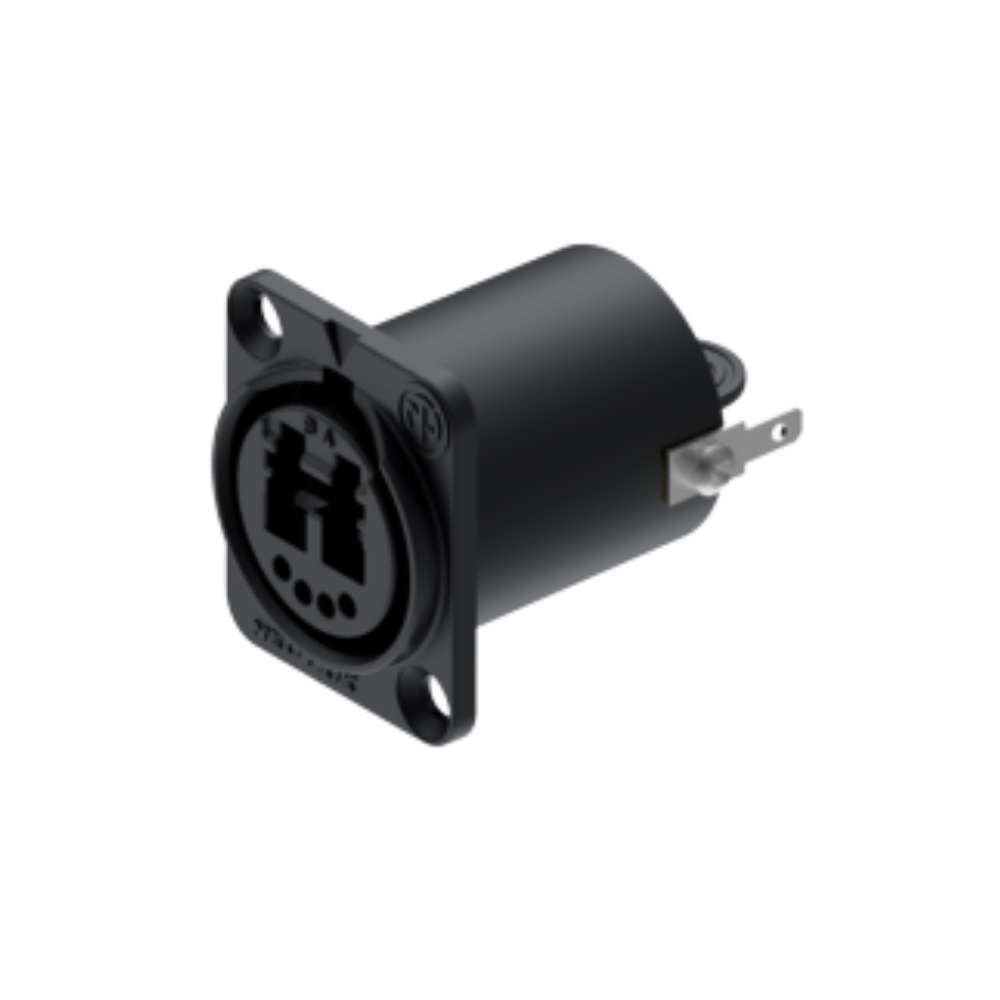 Neutrik NO2-4FDW-1-A opticalCON DUO Advanced Female Chassis Connector
