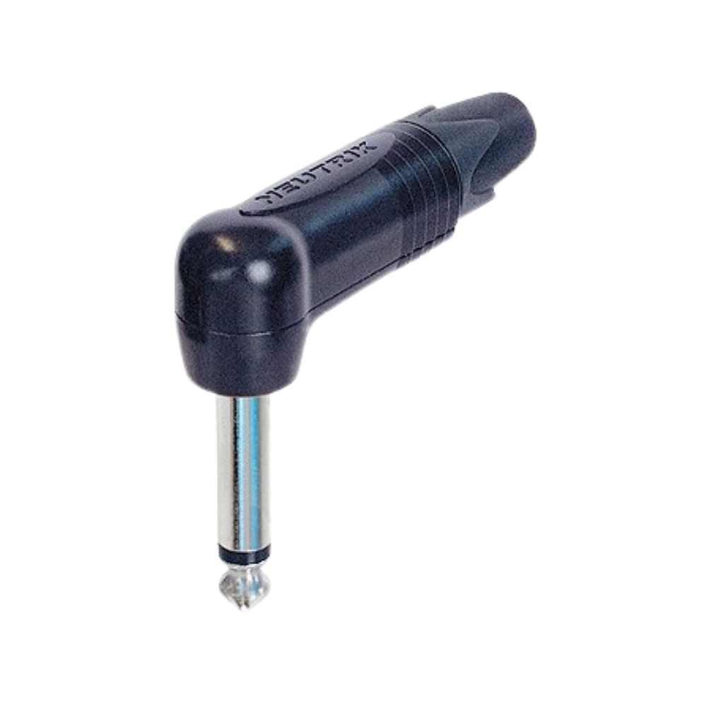 Neutrik NP2RX-BAG 2-Pole Right-Angle 1/4 Inch Professional Audio Plug