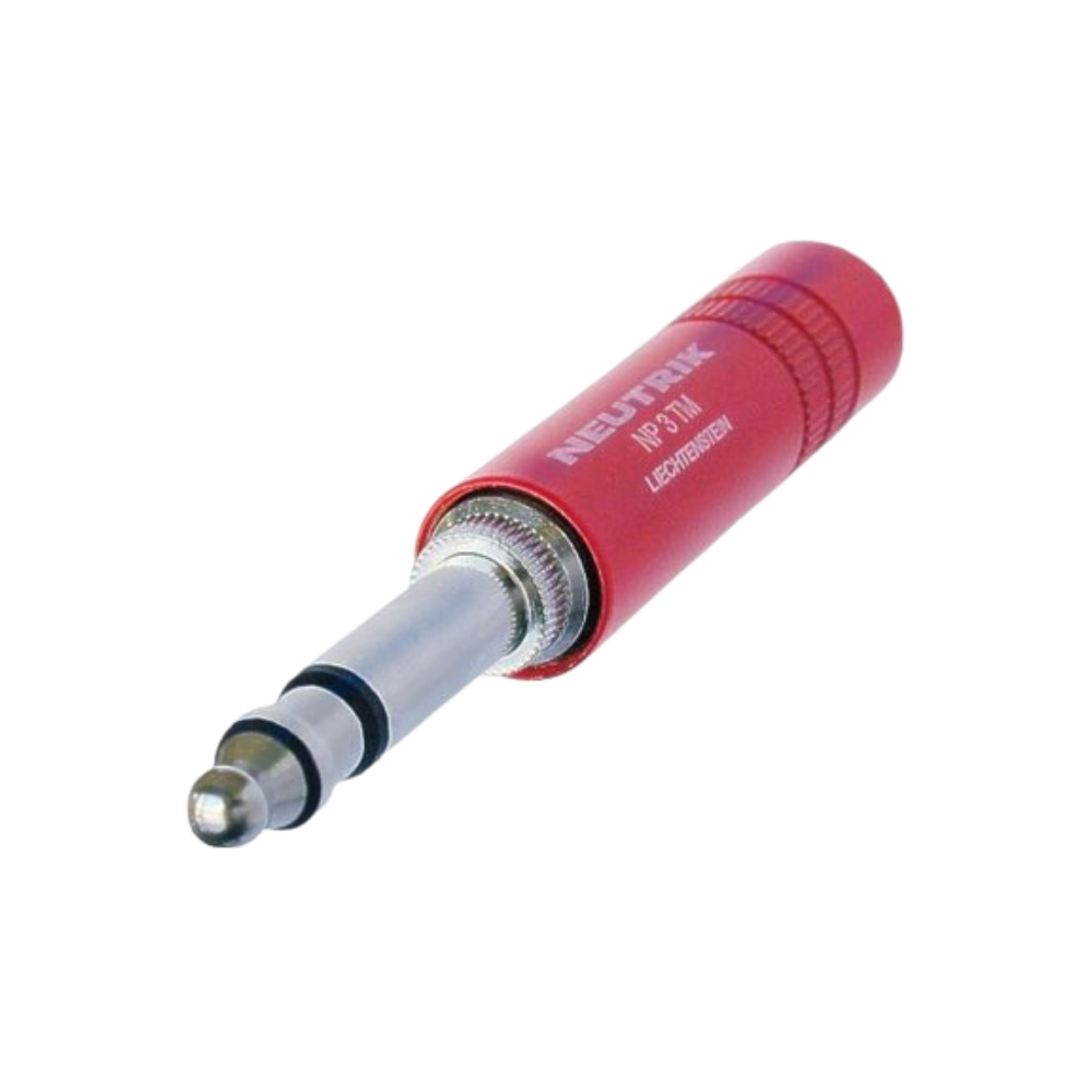 Neutrik NP3TM-R 3-Pole 1/4 Inch MIL Professional Audio Plug