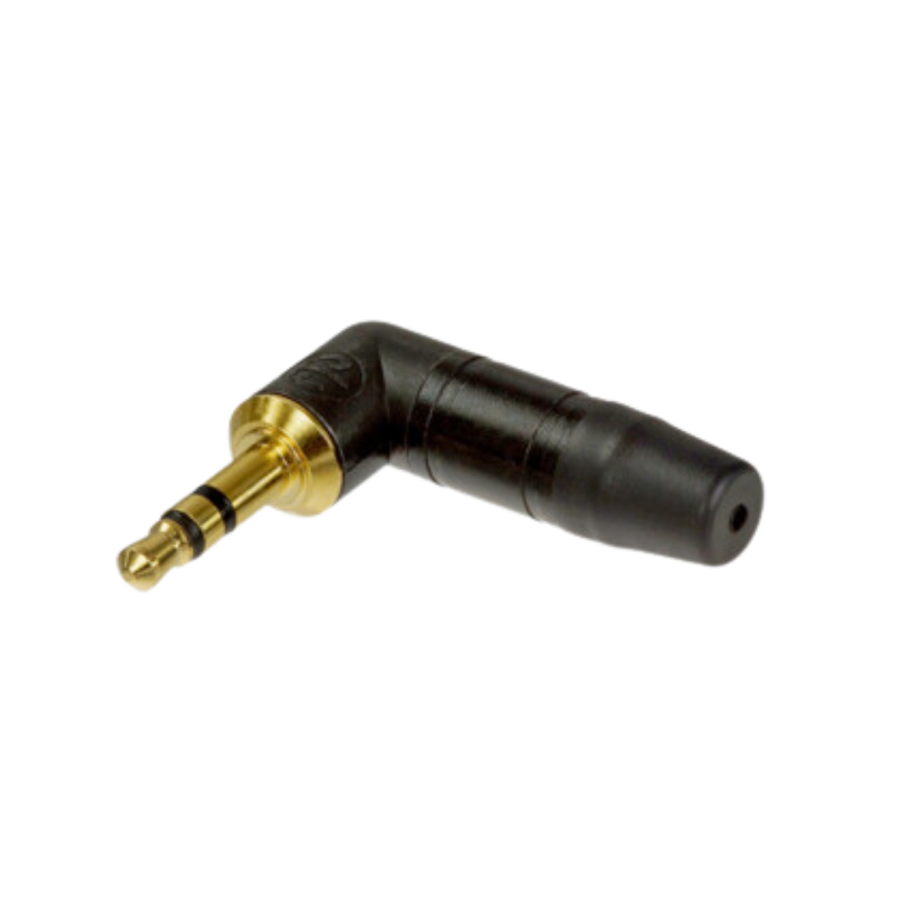 Neutrik NTP3RC-B 3-Pole Right-Angle 3.5mm Professional Audio Plug