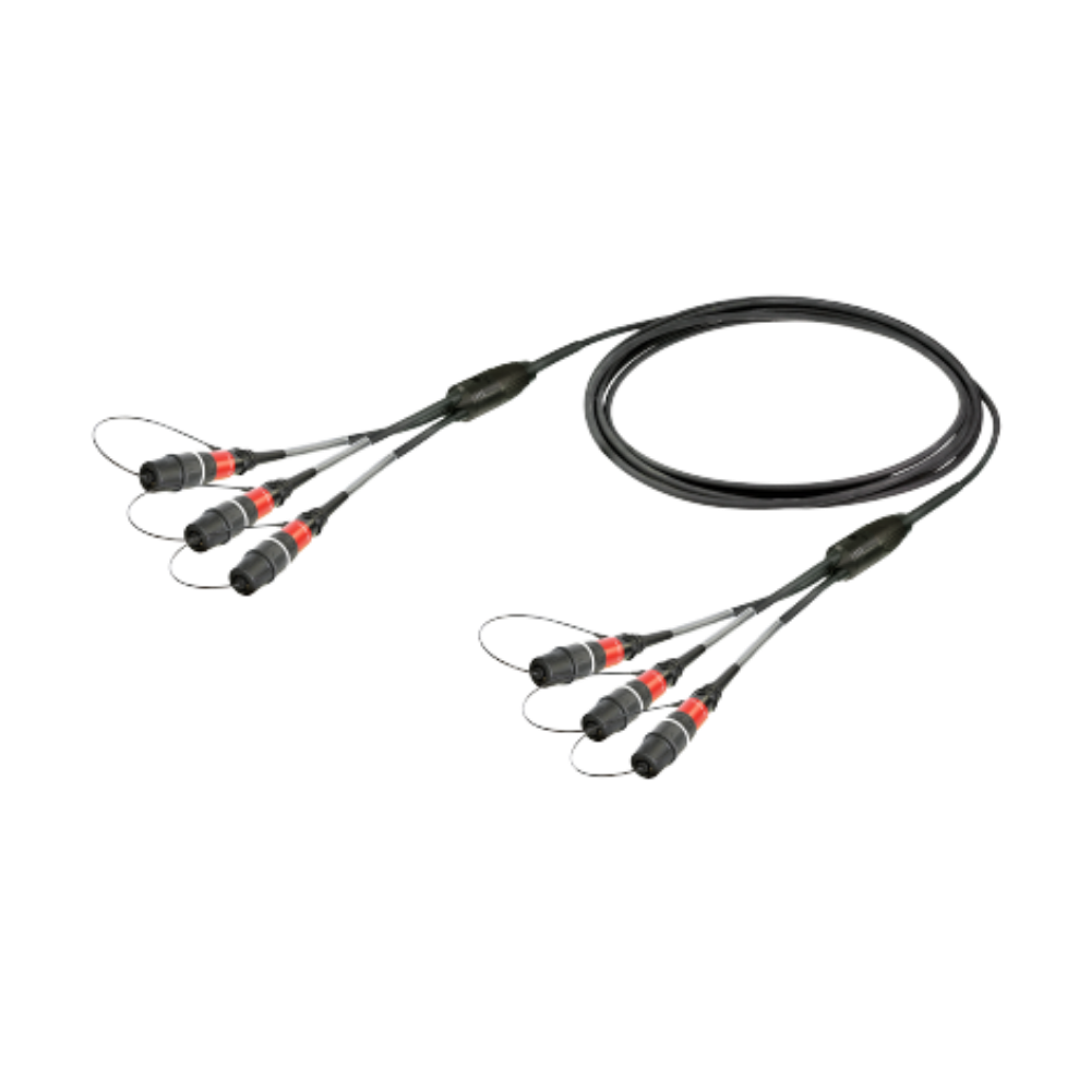Neutrik FIBERFOX Split Expanded Beam Fiber Optic Splitter