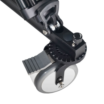SEEDER S350PT500 Professional 2-Stage Broadcast Television Pedestal System | 150mm Bowl 35kg Capacity Studio Camera Support with PT500 Dolly Kit