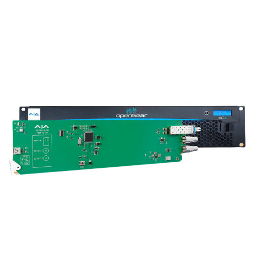 AJA OG-FiDO-R-12G-ST | 1-Channel Single Mode ST Fiber to 12G-SDI Receiver