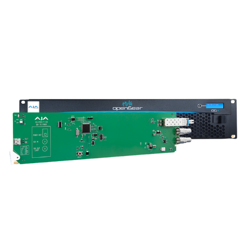 AJA OG-FiDO-T-12G-ST | 1-Channel 12G-SDI to Single Mode ST Fiber Transmitter