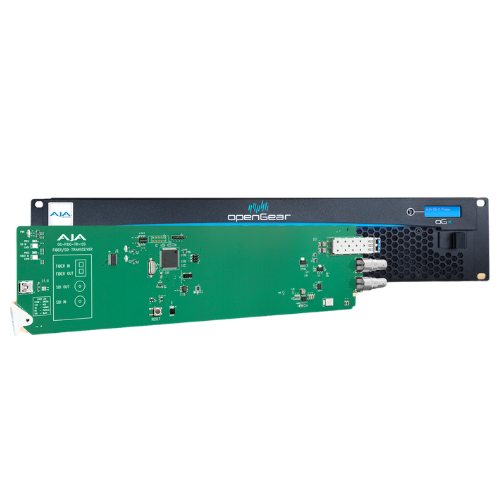 AJA OG-FiDO-TR-12G | 12G-SDI/LC Single Mode LC Fiber Transceiver
