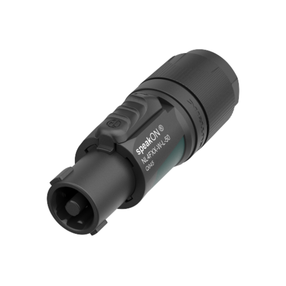 Neutrik NL4FXX-W-L-50 4 Pole speakON Cable Connector 50th Anniversary Special Edition