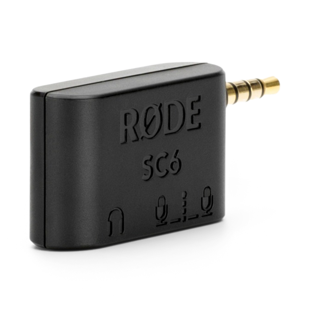 RØDE SC6 | Dual TRRS Input & Headphone Monitoring Adaptor for Smartphones