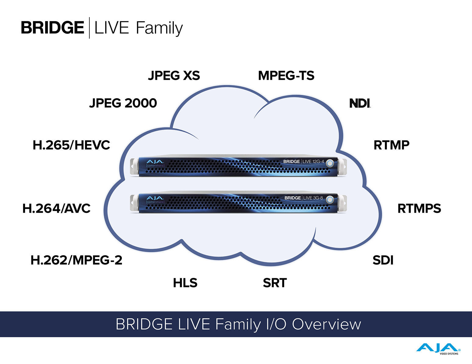 AJA BRIDGE LIVE Multi-Channel Video Encoder