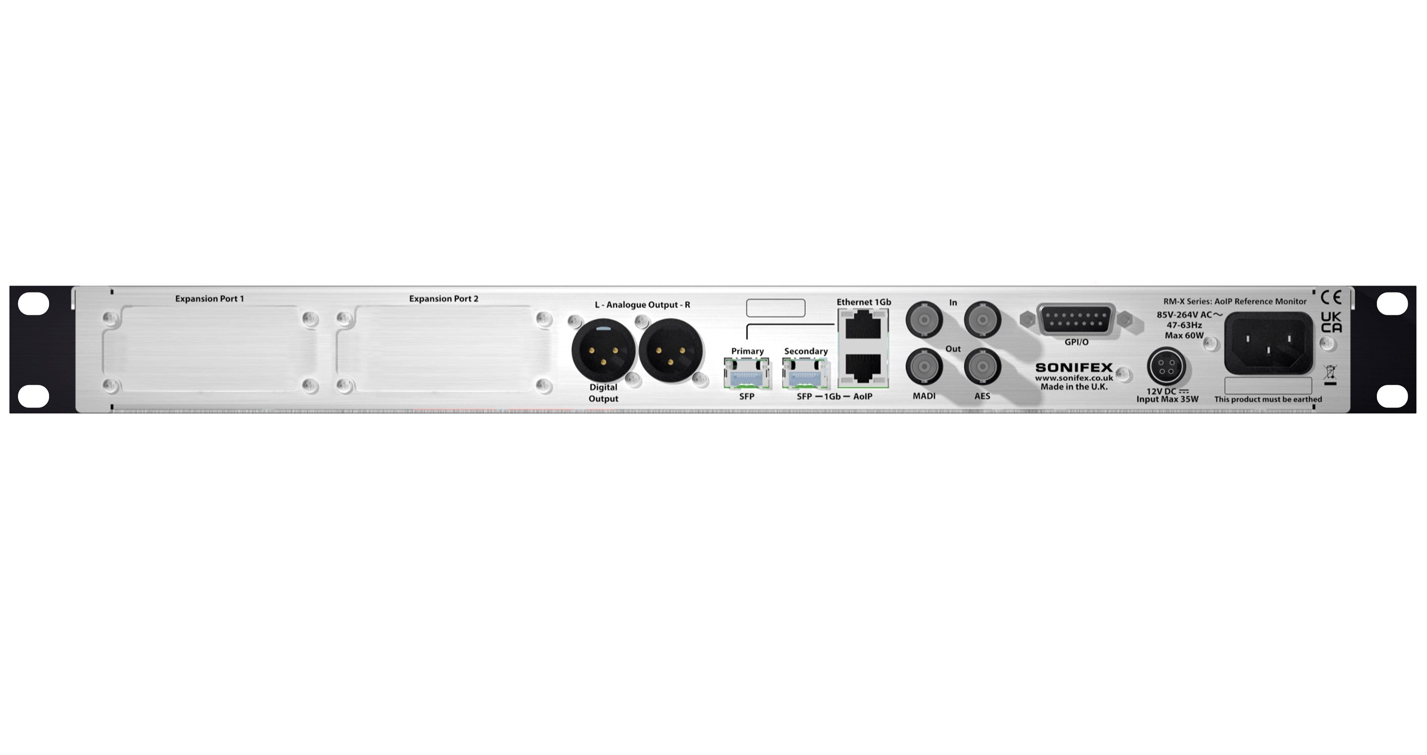 RM-X-64-DNT Reference Monitor | 128-Channel Dante & MADI AoIP Monitoring Hub