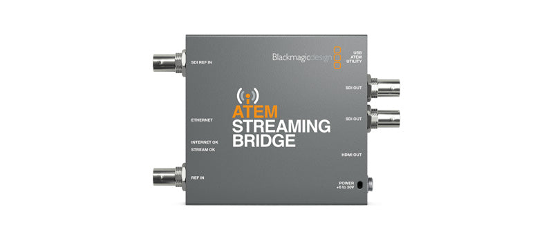 Blackmagic ATEM Streaming Bridge front product view