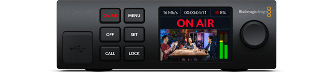 Blackmagic Streaming Encoder HD front panel