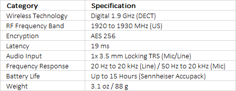 Sennheiser SL Bodypack - HM 1 KIT DW-4 SpeechLine Digital Wireless SL Bodypack DW Transmitter with SL Headmic 1 SB Mic (Silver, DW-4-US)