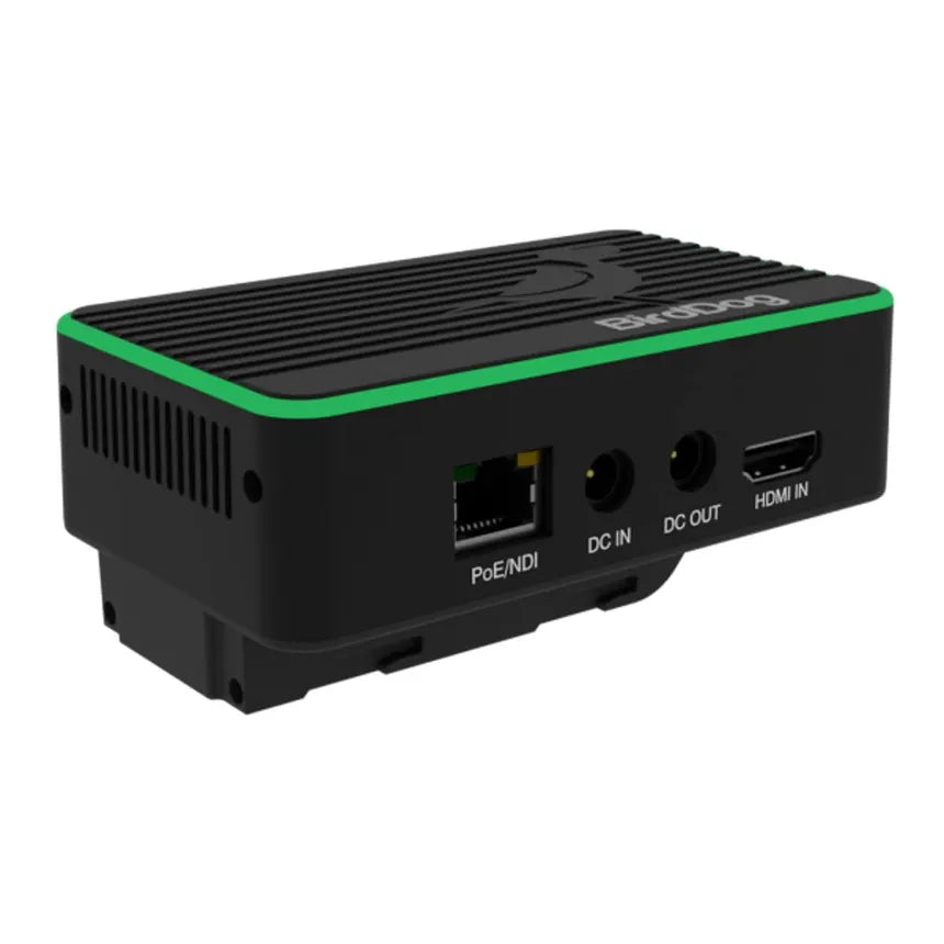 BirdDog Flex 4K Backpack NDI Encoder | NP-Battery Mount | 4K NDI with 15W DC Output