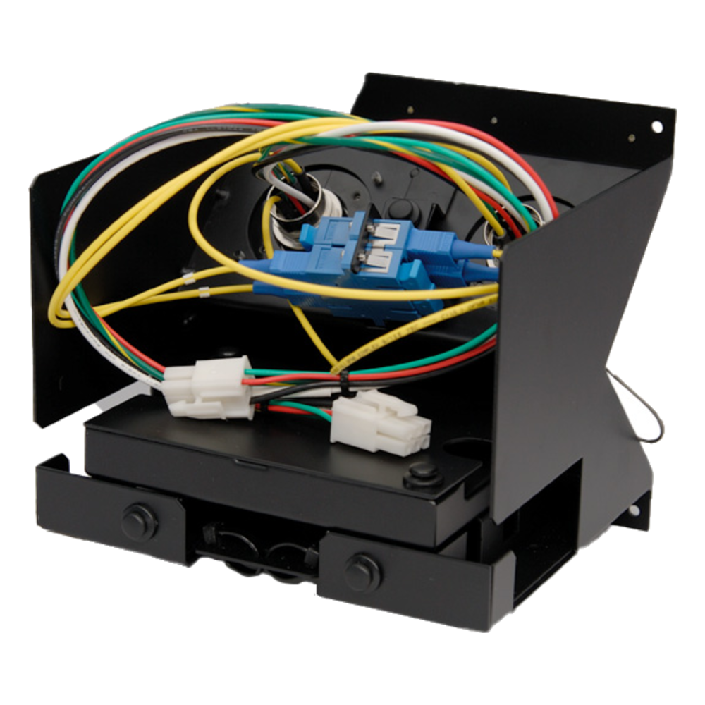 Canare HFO camera connector panel rear with built-in splice enclosure