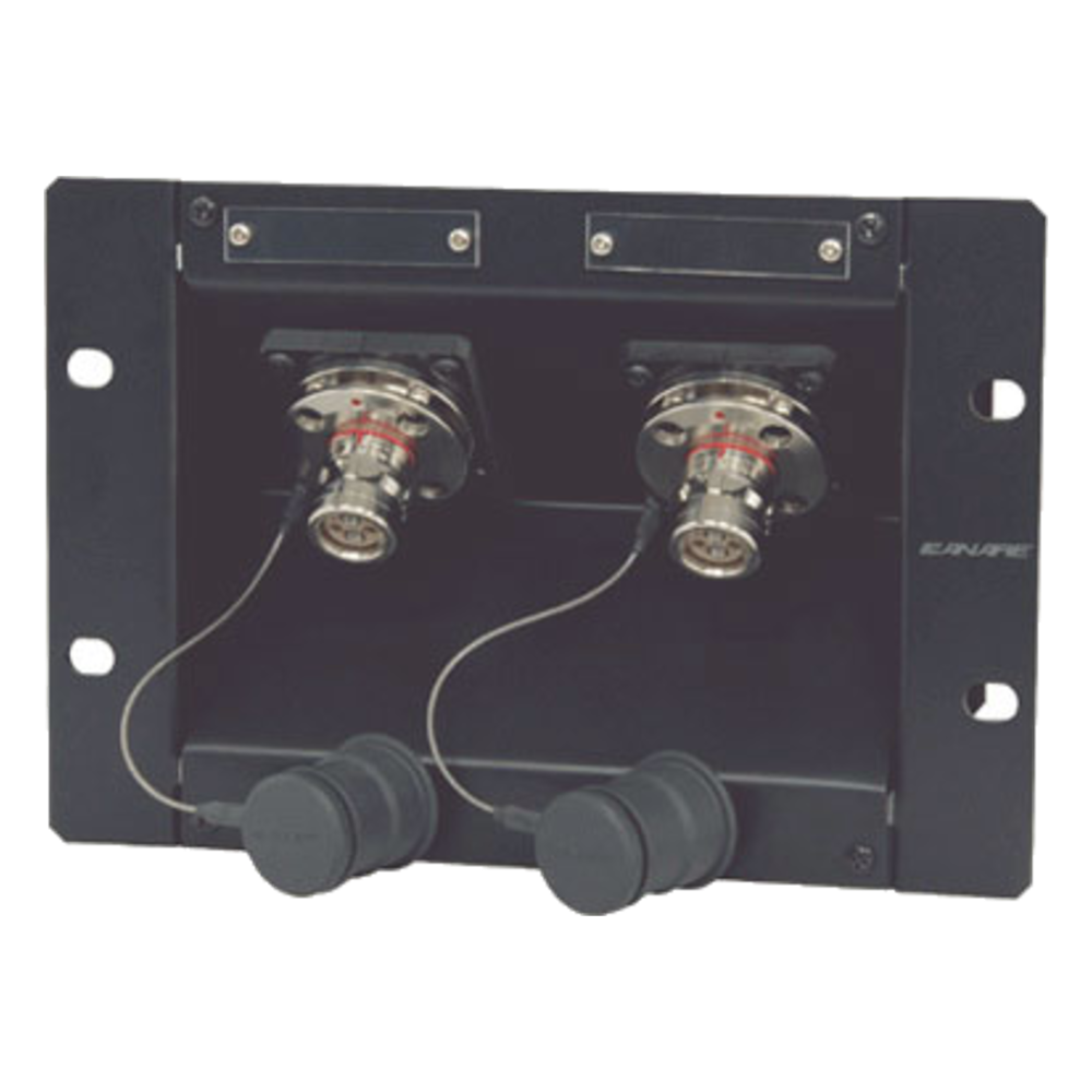Canare COPS-FF3A wall-mount HFO camera connector panel, 2 x FC female