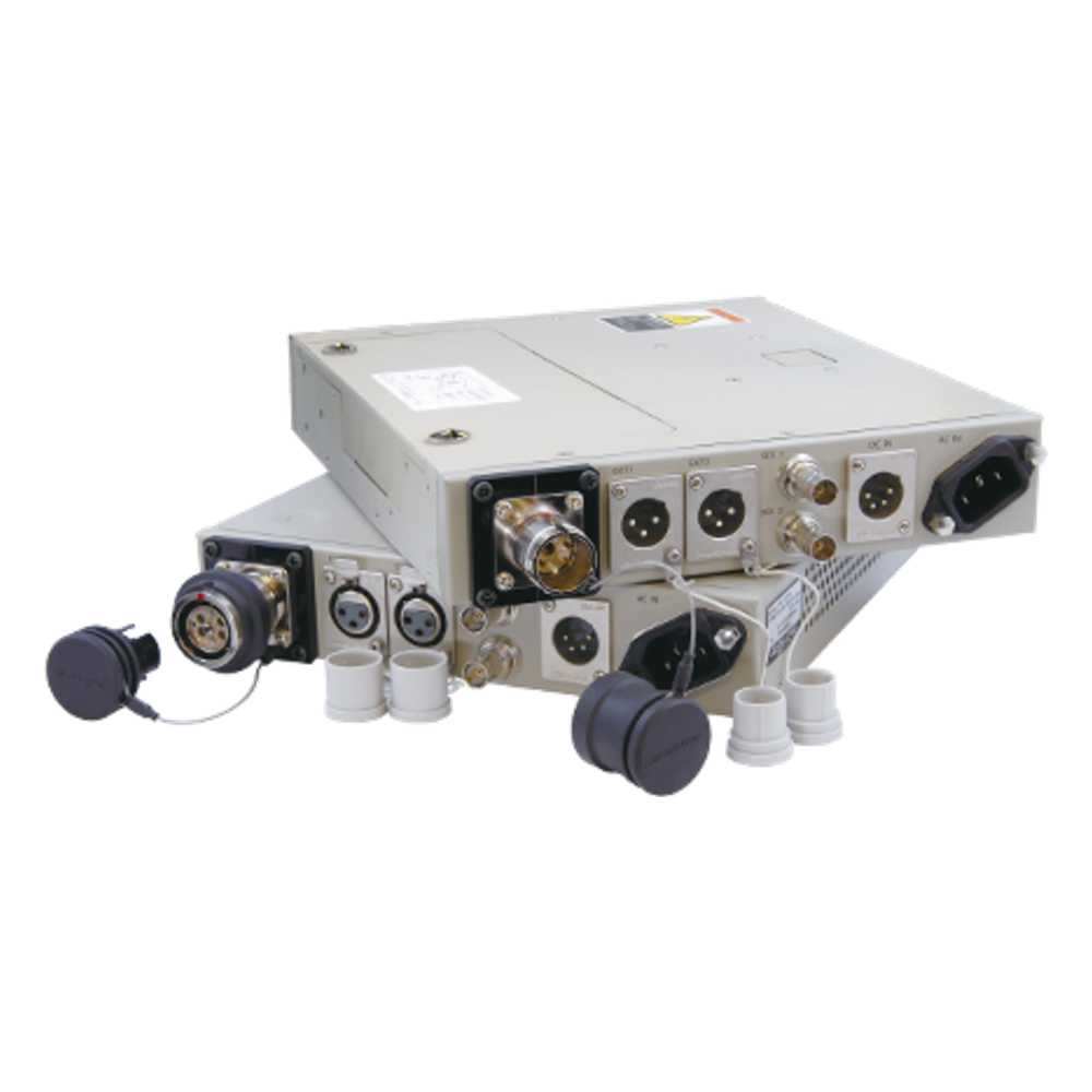 Canare FCBA rear panel with HFO connector, BNC and XLR terminals