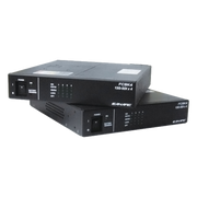 Canare FCBK4 quad-link 12G-SDI HFO transmission device pair, front view