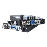 Canare FCBK4 rear panel with HFO connector and four BNC outputs