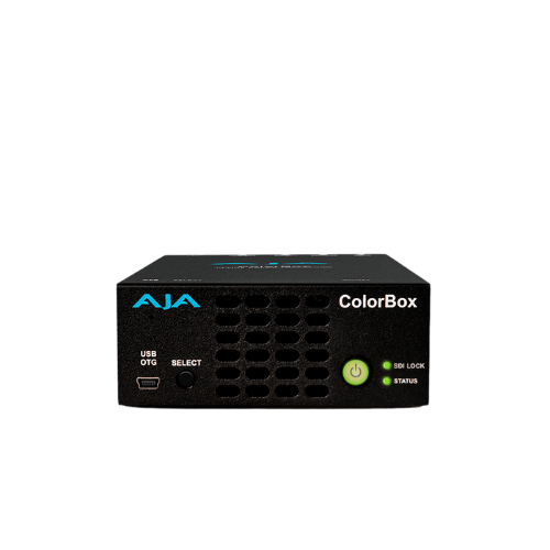 AJA ColorBox In-line HDR/SDR Algorithmic and LUT Color Transforms