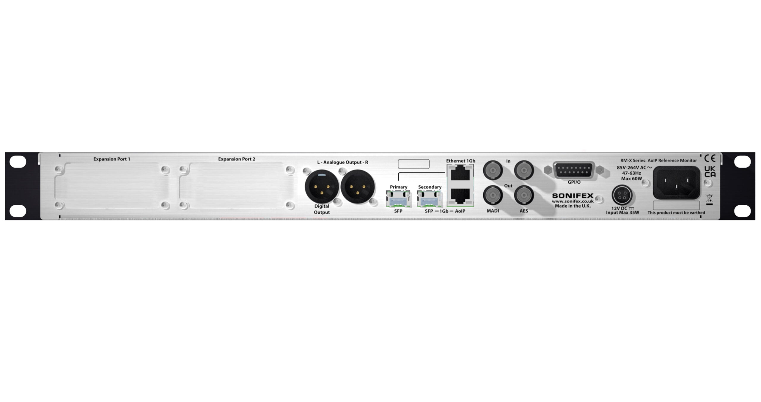 RM-X-64-RAV Reference Monitor | 128-Channel RAVENNA/AES67 & MADI Monitoring Hub