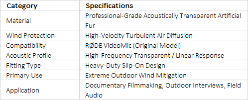 RØDE DeadCat | Deluxe Artificial Fur Windshield for VideoMic and Shotgun Microphones
