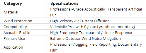 RØDE DeadCat VMPR | High-Performance Deluxe Artificial Fur Windshield for VideoMic Pro (Rycote Edition)