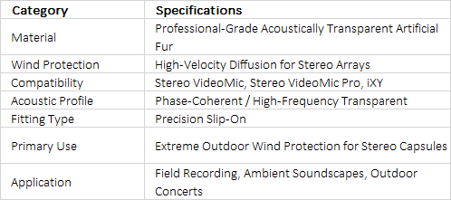 RØDE DeadKitten | Deluxe Artificial Fur Windshield for Small-Capsule Stereo Microphones