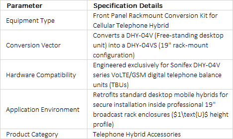 DHY-04VSCON Front Panel Conversion Kit | Desktop to Rack-Mount Conversion for DHY-04V