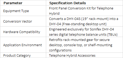 DHY-04CON Front Panel Conversion Kit | Rack-Mount to Desktop Conversion
