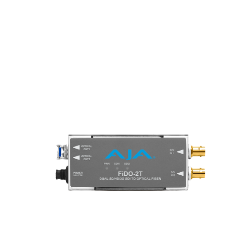 AJA FiDO-2T – 2-Channel 3G-SDI to Single-Mode LC Fiber Transmitter