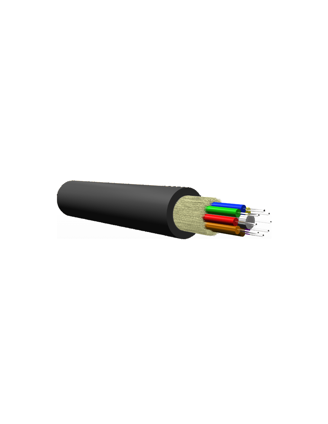 FO410DPUR/B Fiber Optic Cable