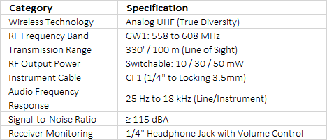 Sennheiser EW 500 G4-Ci1 Wireless Guitar System