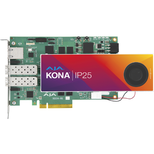 AJA KONA IP25 – SMPTE ST 2110 Uncompressed IP Video I/O Card