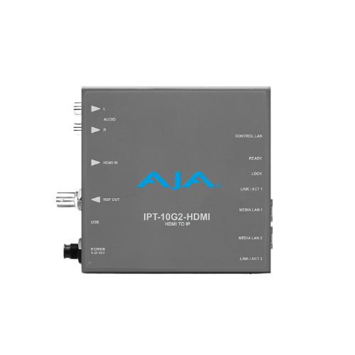 AJA IPT-10G2-HDMI Bridging HDMI to SMPTE ST 2110 Video and Audio