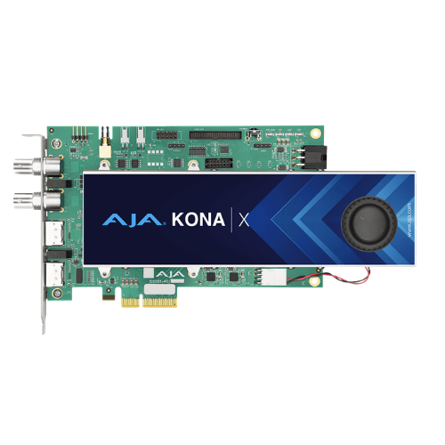 AJA KONA X Next Generation Video I/O with Streaming DMA